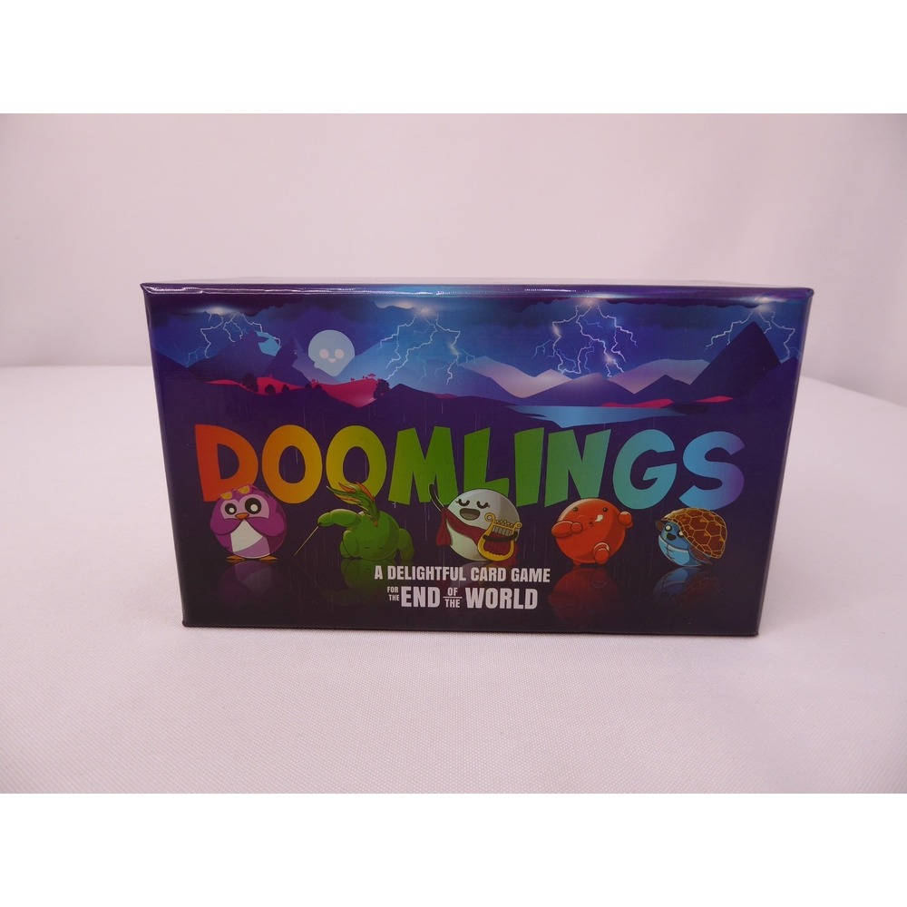 Doomlings A Game For The End Of The World- New Delightful Card Game Pre-owned